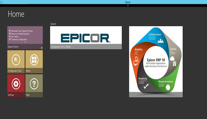 Epicor product configurator Epicor 10