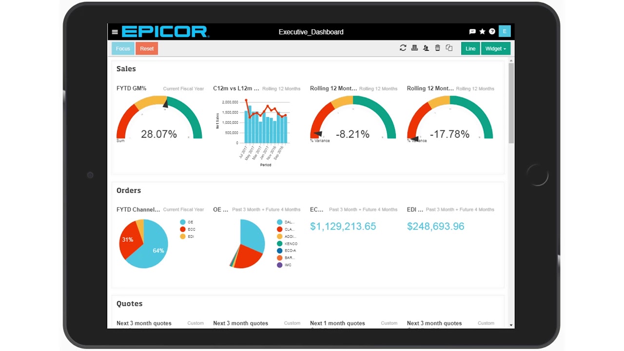 Epicor data Epicor ERP System Usable data