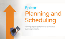 Epicor ERP Planning and Scheduling Epicor Planning and Scheduling Epicor ERP System