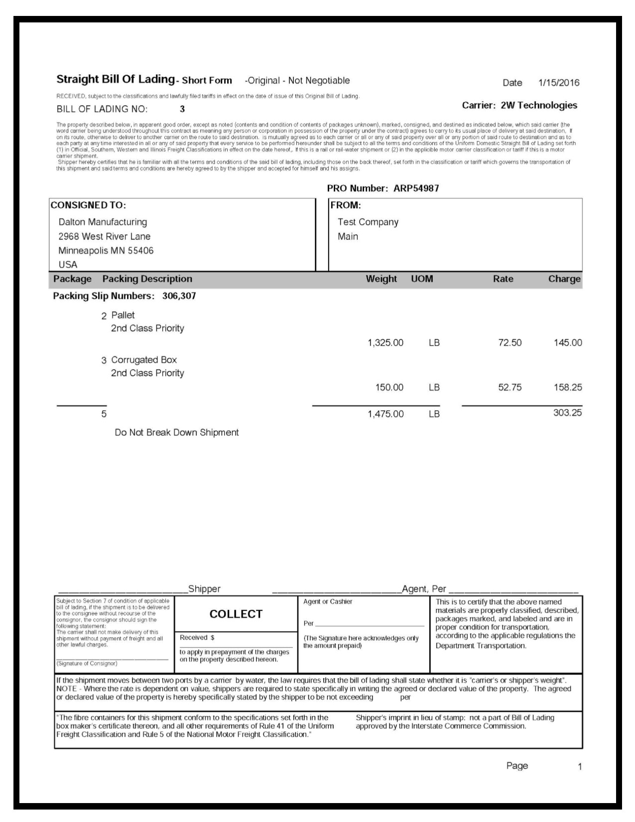 accountee on bill of lading