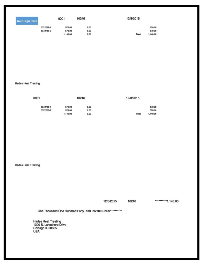 Three Part Check Print