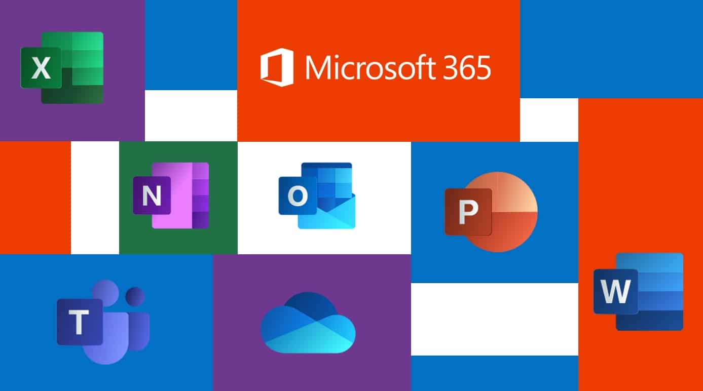 Logiciels de la suite Microsoft Office 365